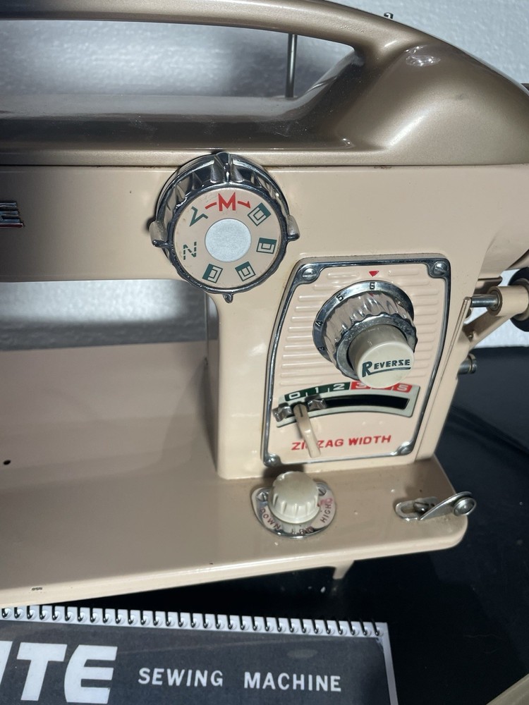 White Model 764 Sewing Machine With Manual