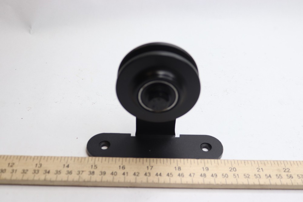 Barn Door Trolley Roller Matte Black