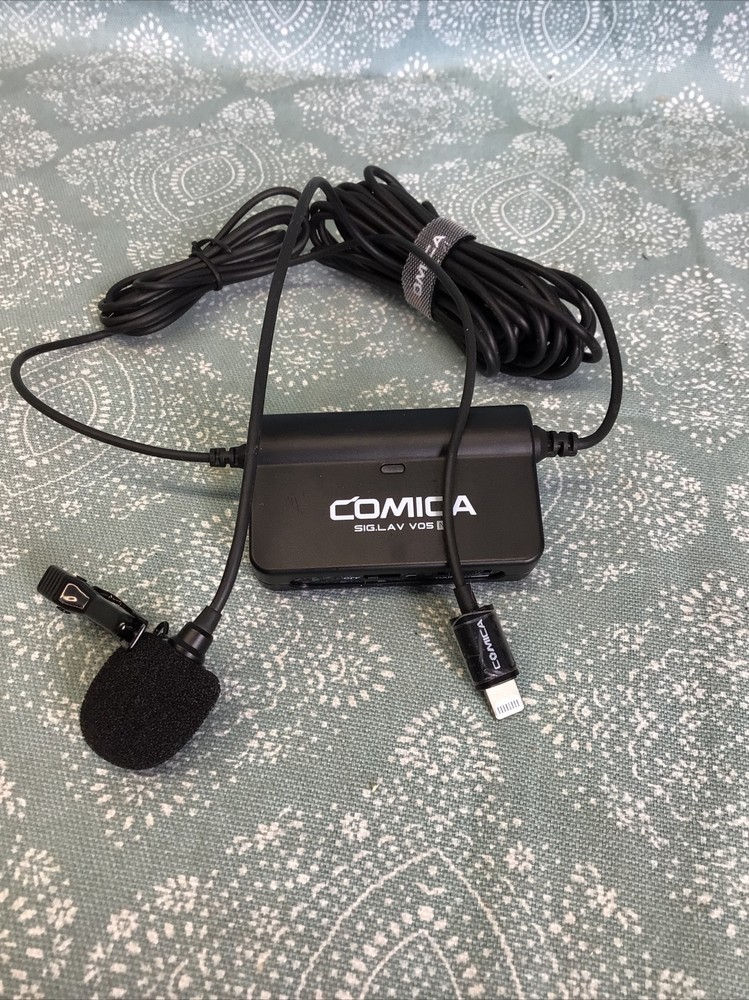 Comica SIG-LAV-V05-MI Multi-Functional Single Lavalier Mic Lightning Interface