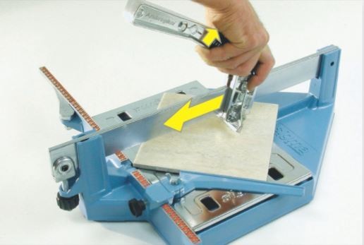 SIGMA 7F 14" PULL Tile Cutter + 60 Grit Hand Pad SHIPS FROM USA