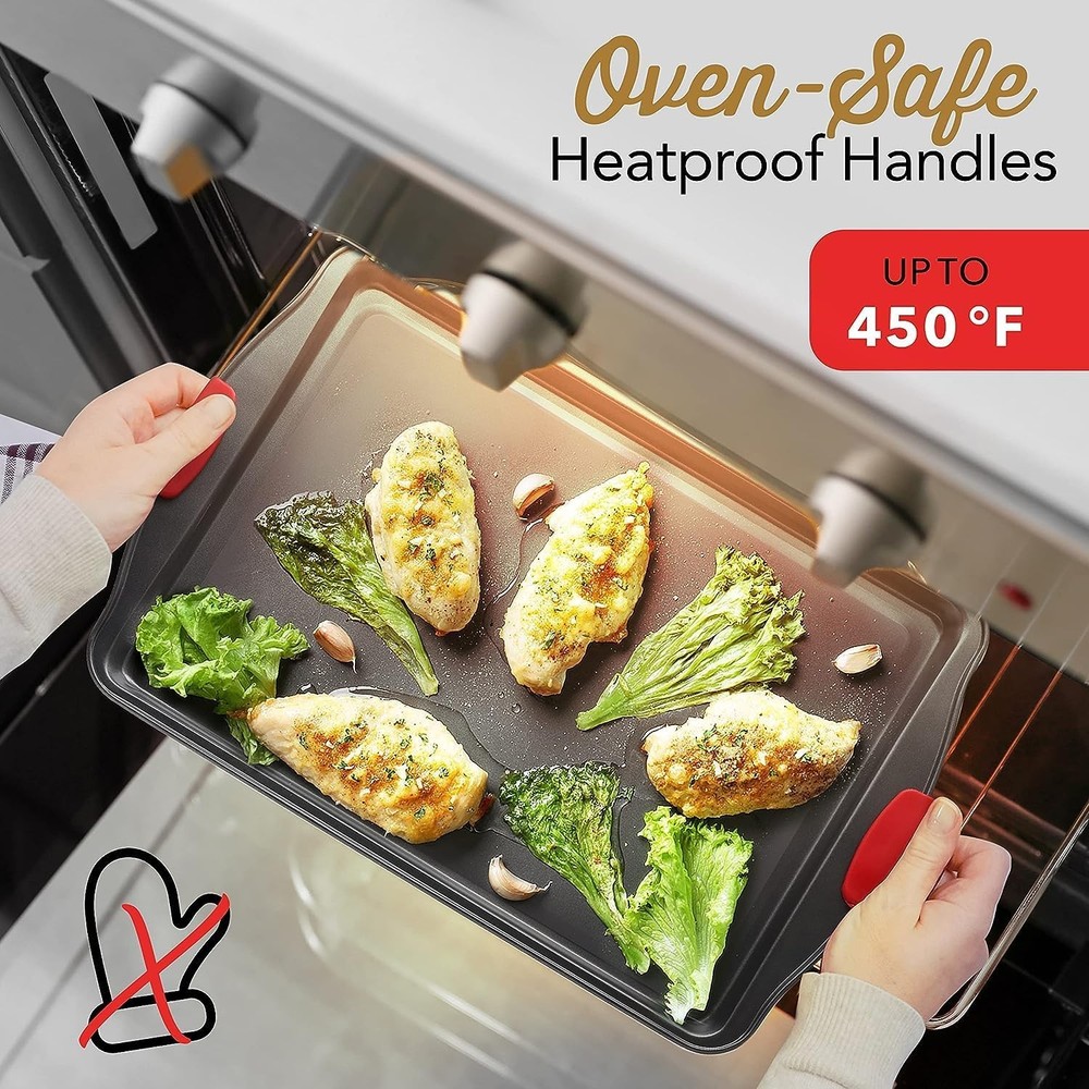 Baking Pan Set 39 Piece Premium Baking Set Nonstick Bakeware Sets BPA Free