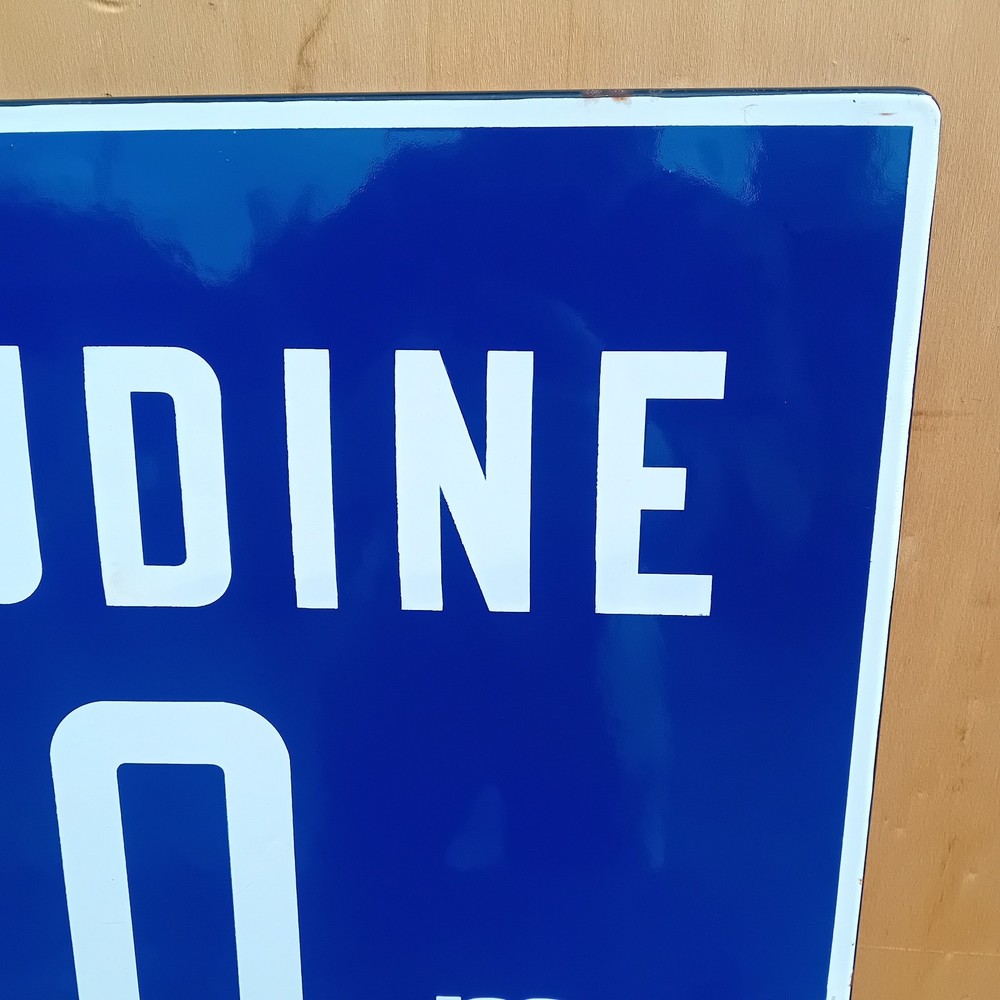 1963 Altitude 800 CTI Enamel Table Sign