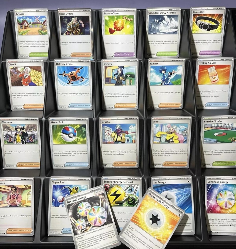 Pokémon PALDEA EVOLVED - Complete Common Uncommon Rare Set - 176 Cards Total