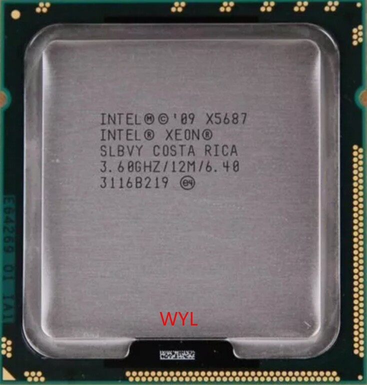 Intel Xeon X5687 3.6 GHz 12 MB Quad-Core Socket 1366 CPU Processo