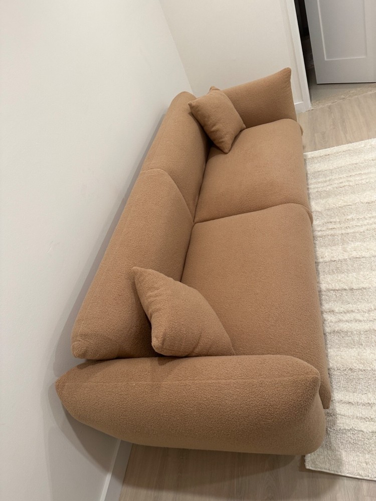 Wool Upholstered Couch 87”