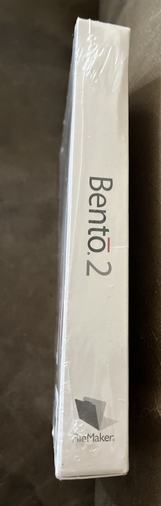 Bento 2 by FileMaker Sealed CD Software for Mac