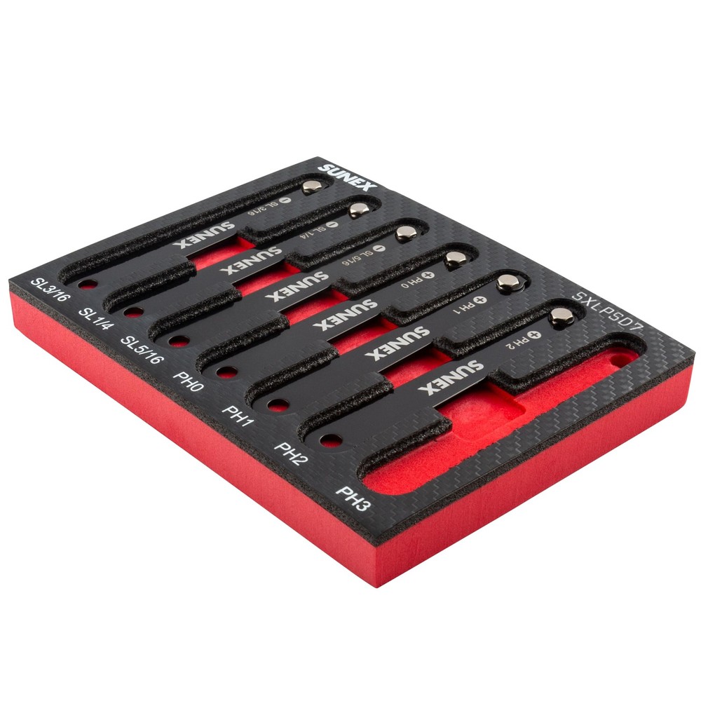 Low Profile Diamond Coated Phillips & Slotted Screwdriver Set