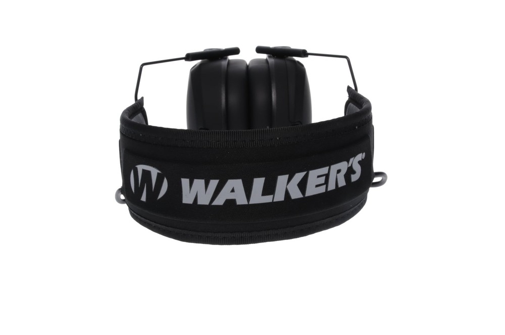 Walker's Razor Slim Electronic Muff, Black 1 Pack,
