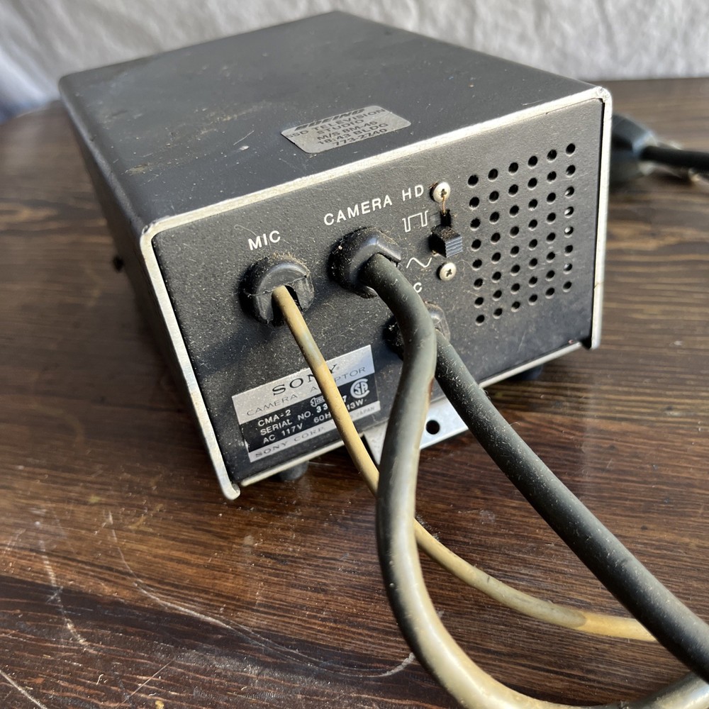 Vintage Sony Camera Adapter CMA-2 Power Tested Only