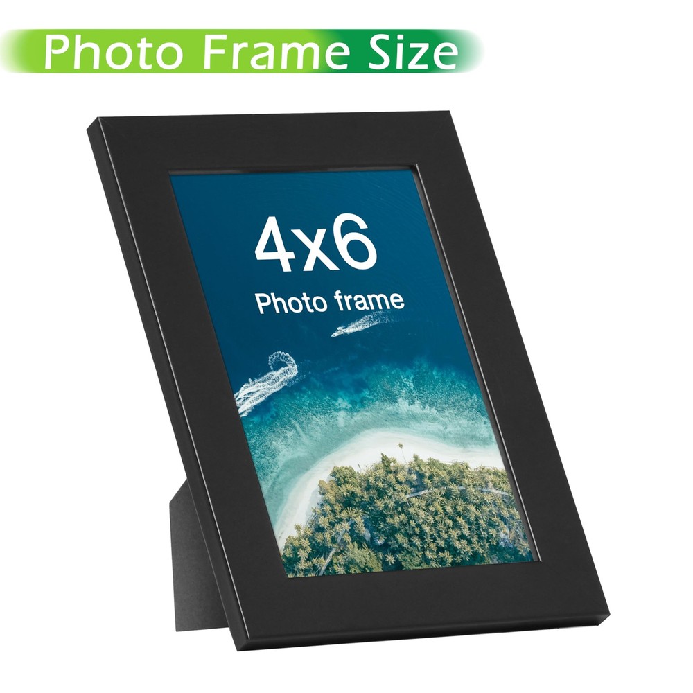 Value 12-Pack 4” x 6” Classic Black Gallery Style Picture Frames