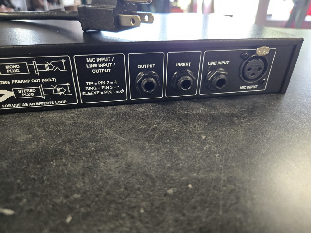 dbx 286s Mic Preamp Processor with 25' Low Noise XLR Cable