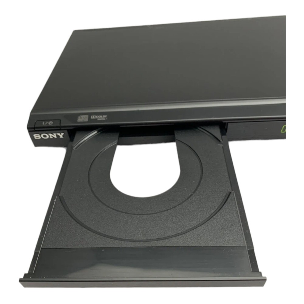 Sony CD/DVD Player DVP-SR200P Progressive Scan Black - No Remote Tested Works