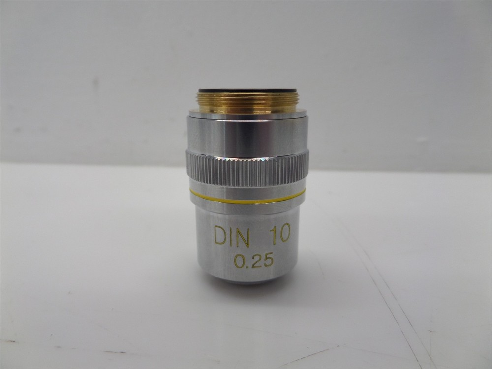 Edmund Micro Plan DIN 10 0.25 Microscope Objective Lens