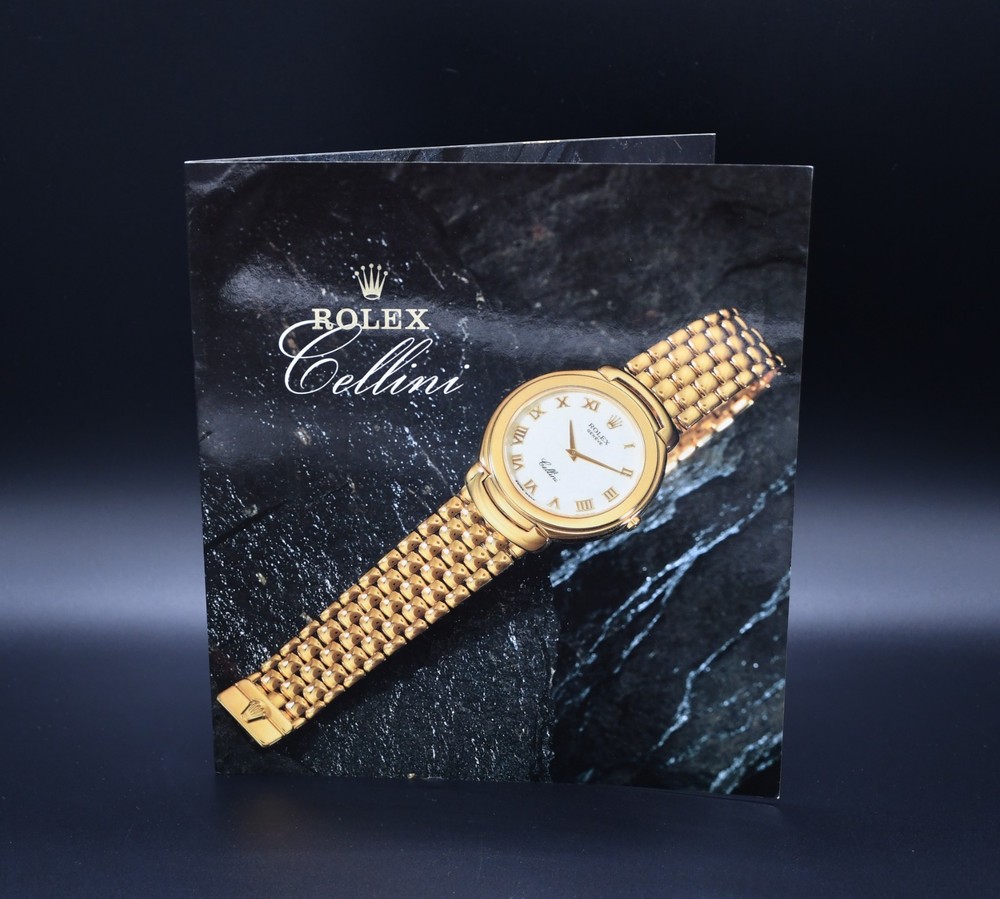 Rolex Cellini fold-out Brochure 1989