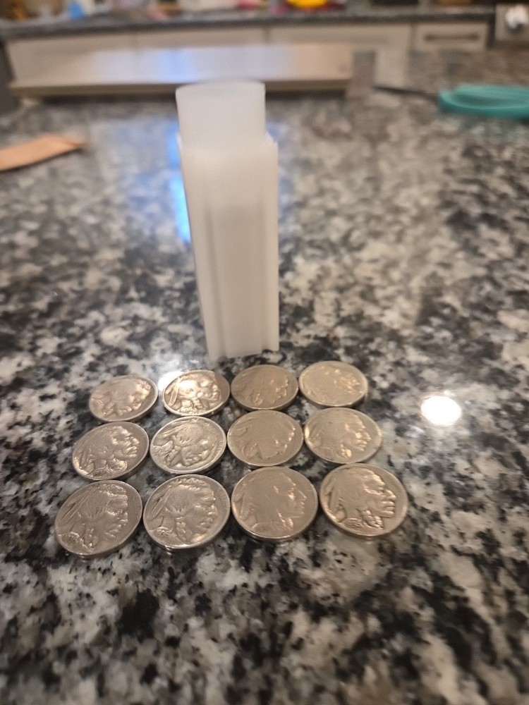 BUFFALO NICKEL ROLL (40 COINS), RANDOM DATES, NICE COINS --3 Available