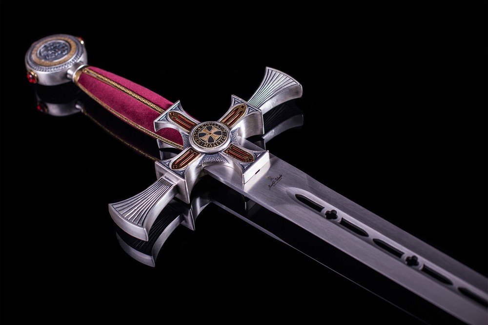 Damasquinada Templar Sword
