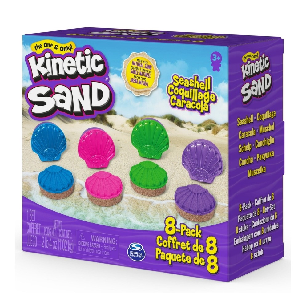 Kinetic Sand: Seashell Containers 8-Pack