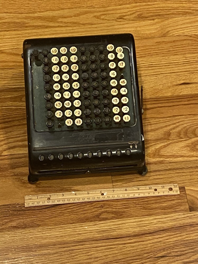 VINTAGE ANTIQUE BURROUGHS ADDING MACHINE CALCULATOR