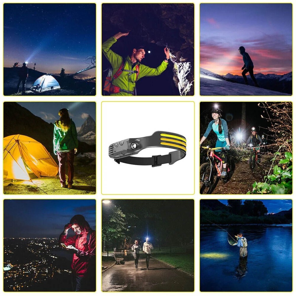 1000000 Lumens Super Bright LED Tactical Flashlight Rechargeable LED Work Light