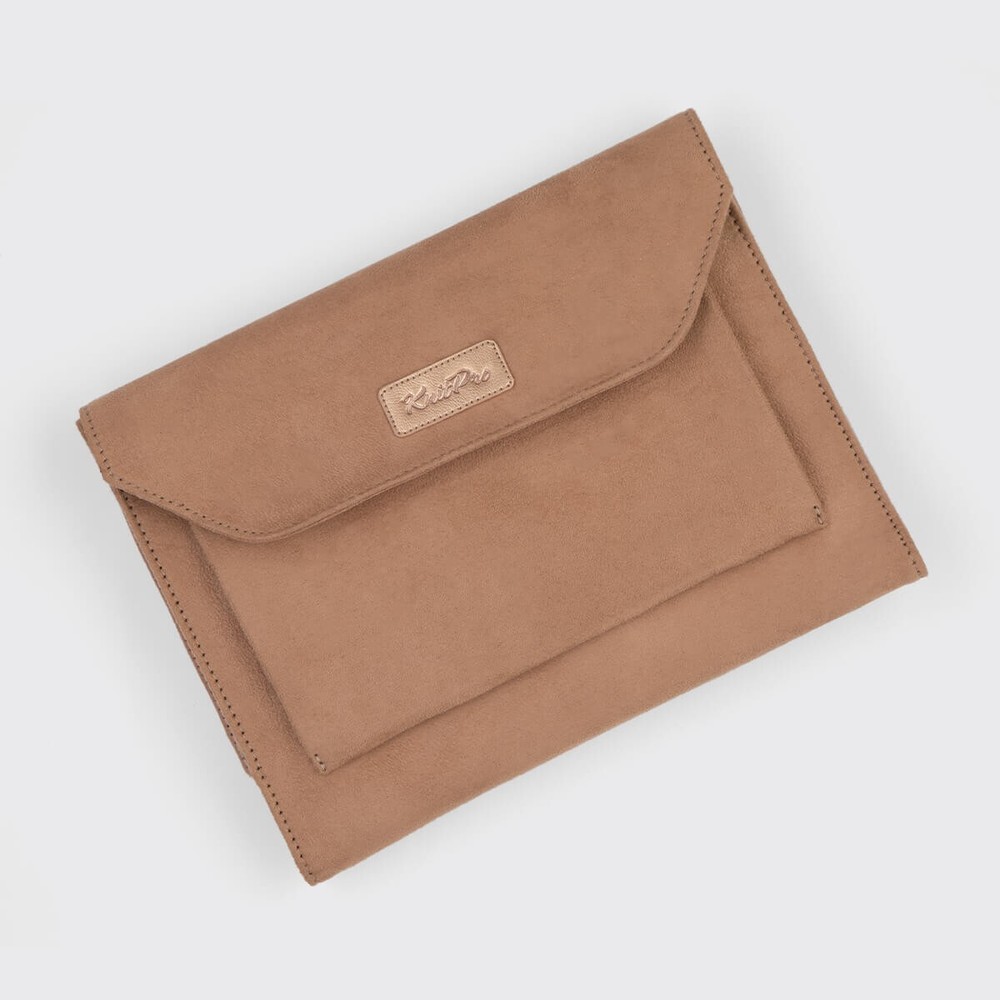 KnitPro Fixed Circular Needle Case- Beige or Black