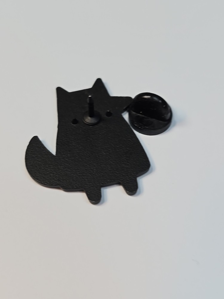 Cute Fox With Blue Sweater Lapel Pin