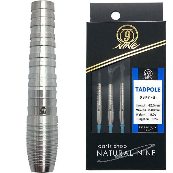 Natural Nine Tadpole Dart Barrels