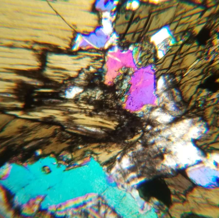 Diorite from Hesse Germany Petrographic Microscope Slide