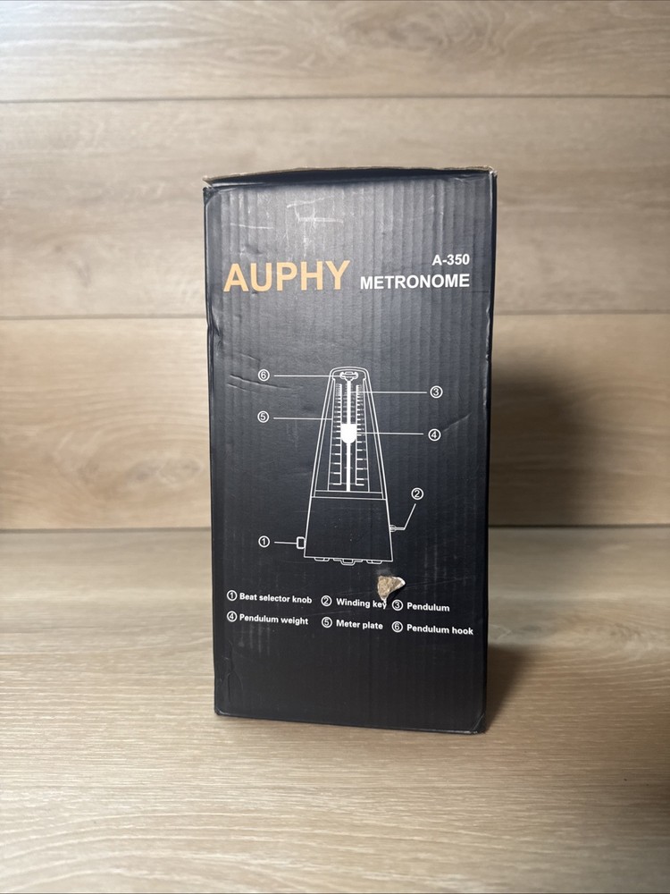 Mechanical Metronome with Accent Bell, Classic Shape, Accurate Beat, Multiple...