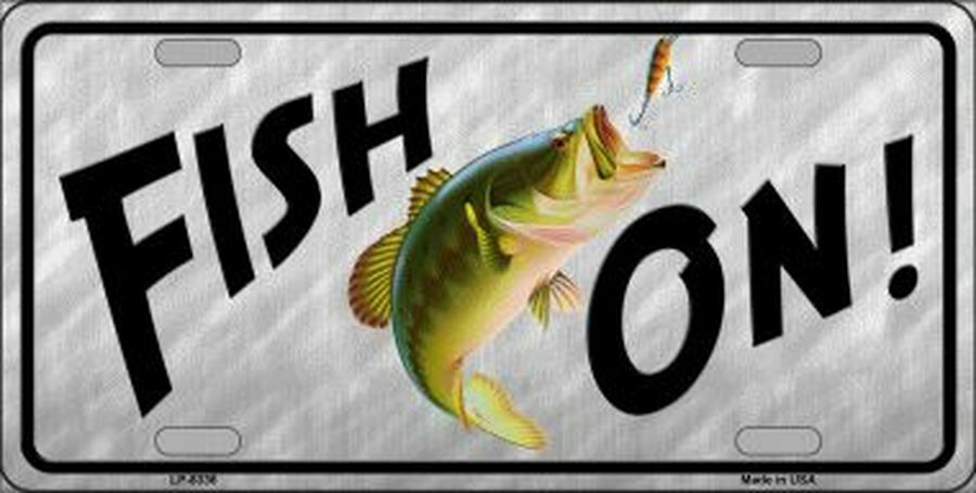Fish On License Plate
