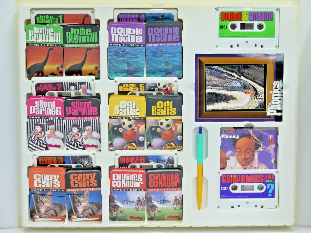1998 Better Way of Learning The Phonics Game VHS Reading Learning System