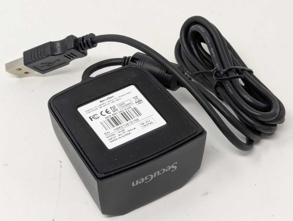 SecuGen Hamster Pro 20 HU20 Fingerprint Recognition Reader