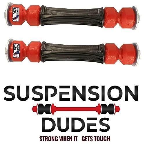 4PC Front Sway Bar Stabilizer Link Kit + CODE RED Front Link & Bushing Kit