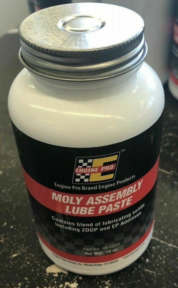 40-1000 - Moly Engine Assembly Lube Paste 10 Oz Engine Pro ZDDP EP Additives