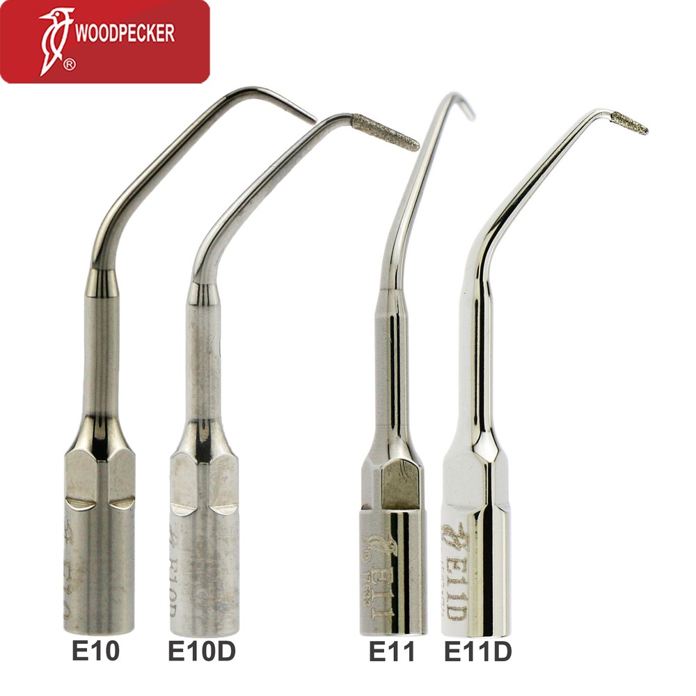 Woodpecker Dental Endodontic Scaler Tips Fit EMS E10 E11 Diamond Coated