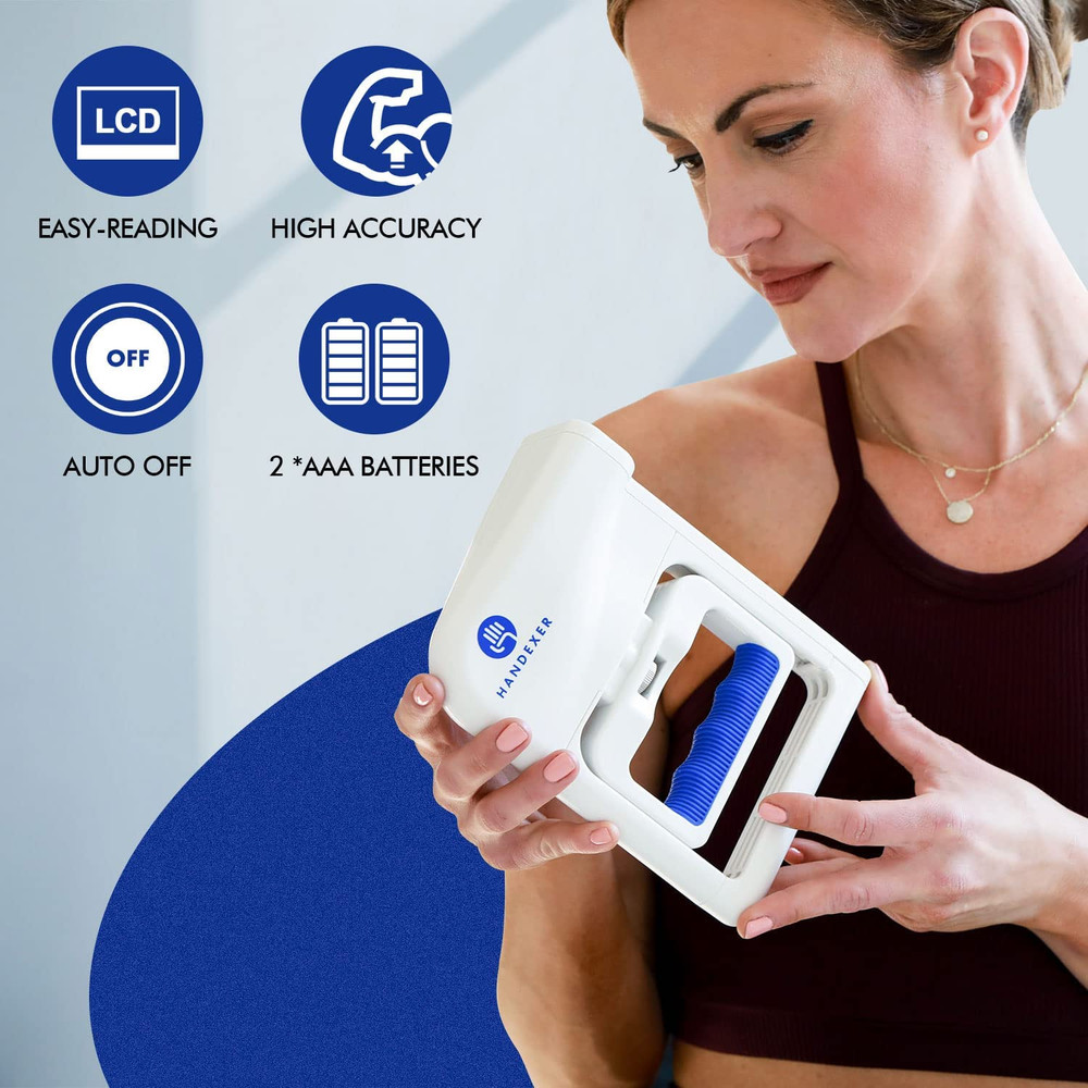 Digital Hand Dynamometer For Grip Strength Testing And Training NEW