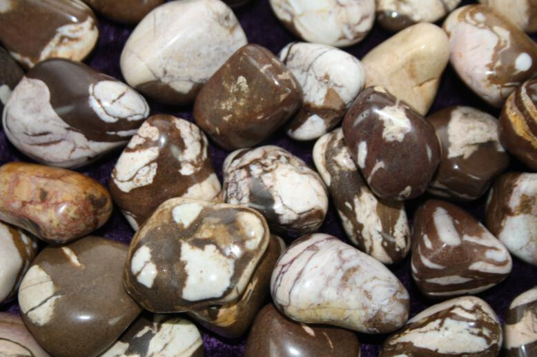 Zebra Jasper Tumbled Stone for Balancing, Creativity, Compassion, Understanding