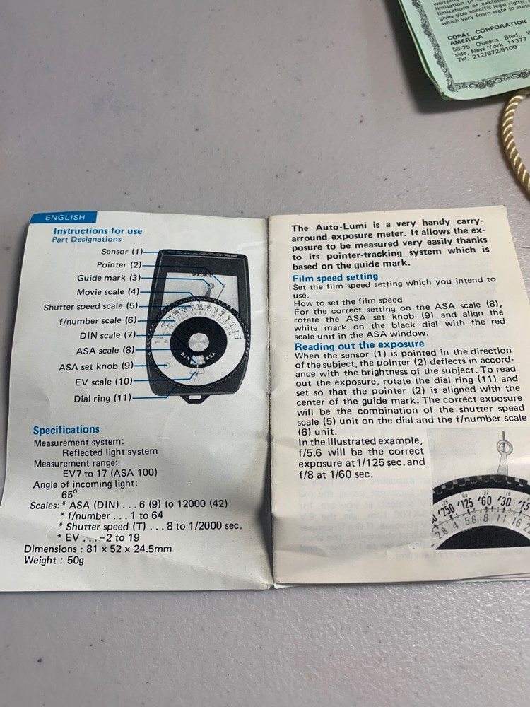 sekonic underwater housing l 158
