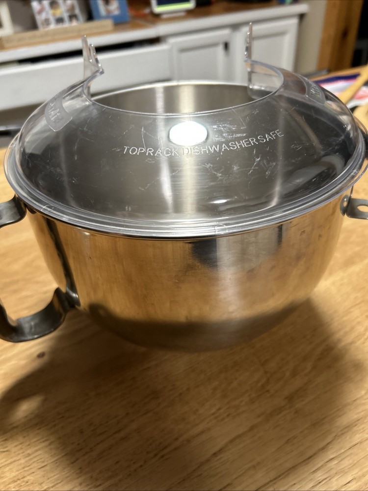 KitchenAid Mixer Splash Guard Pour Shield Bowl Chute Clear