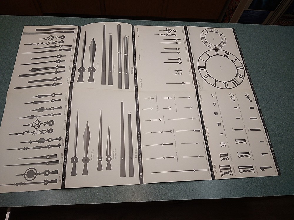 Schar Clock Parts Catalog 1976