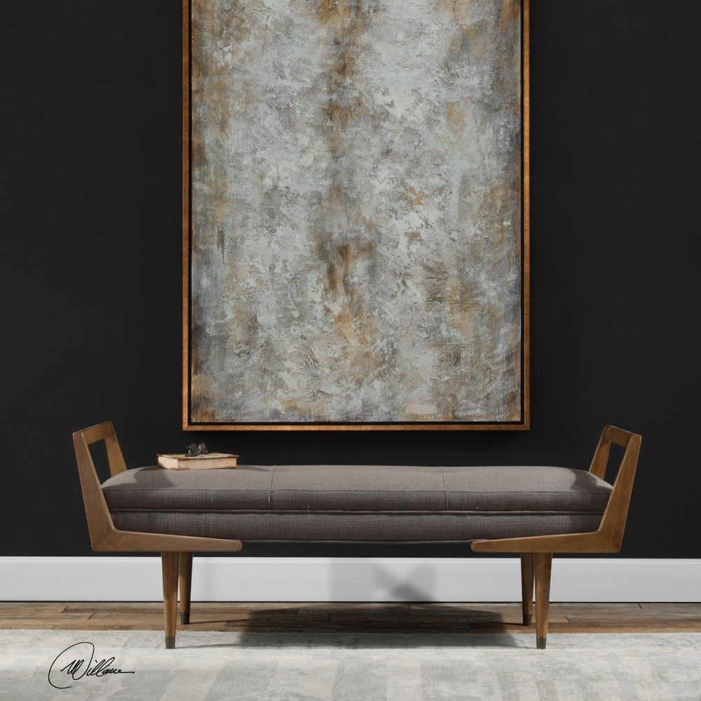 Uttermost 23388 Waylon 59"W Wood Bench - MultiColor