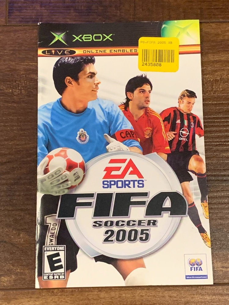 FIFA Soccer 2005 XBOX Instruction Manual Only