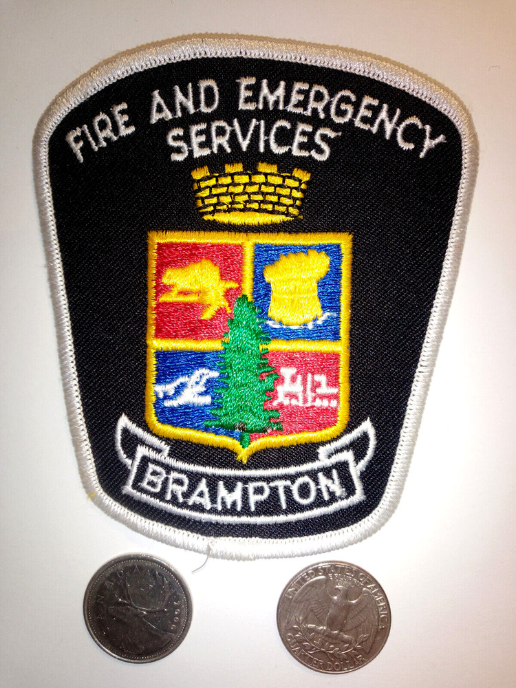 Brampton Fire & Emergency Services Patch Badge Crest