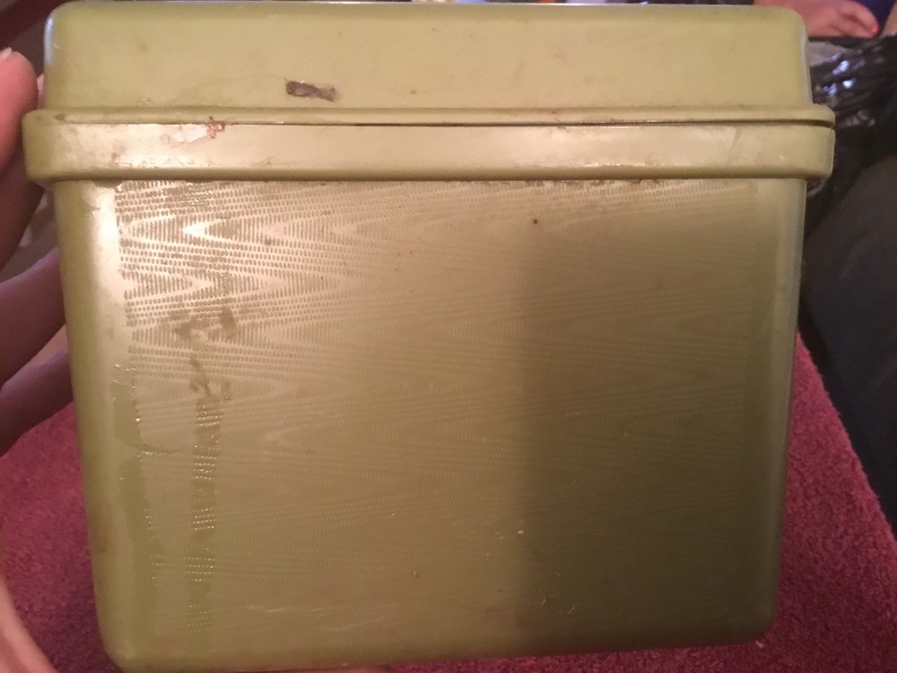 Green Plastic Carry Along Box