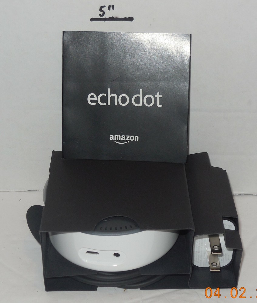 Amazon Echo Dot 2nd Generation White Smart Speaker with Alexa Built In