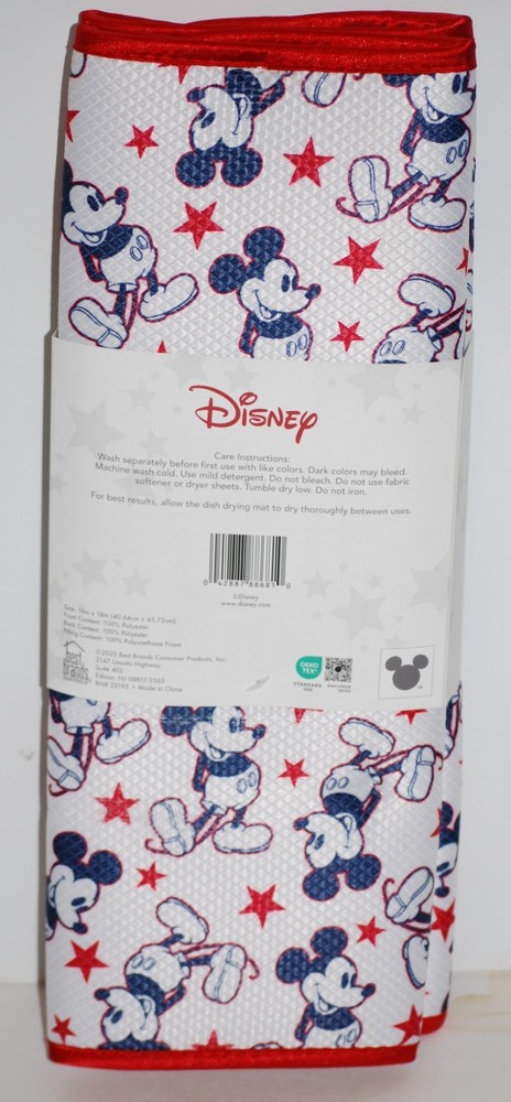 Disney Mickey Mouse Americana 2pk Dish Drying Mats