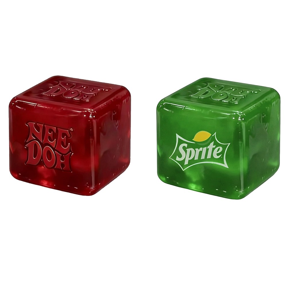 2Pcs Needoh Dr Pepper Nice Cube Suptid Squish & Sprite Nice Cube Suptid Squish