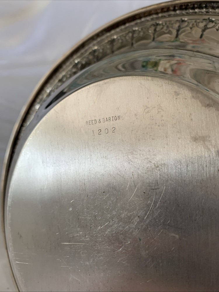 Vintage 10” Reed & Barton Silver Bowl #1202