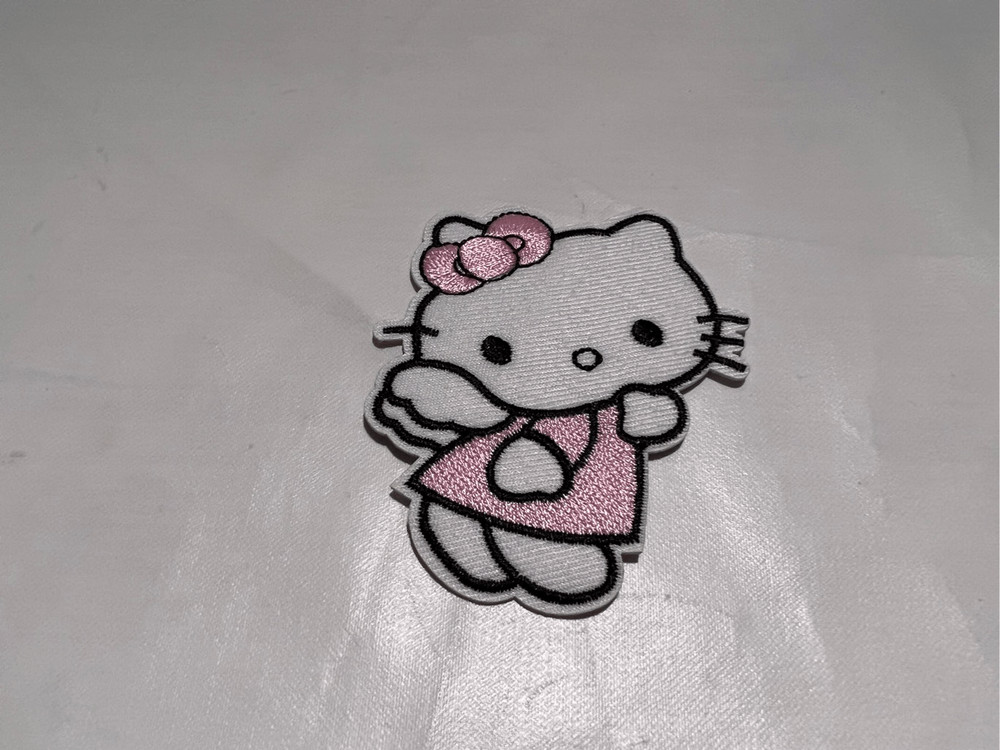 Hello Kitty with Fairy Wings Iron on Patch