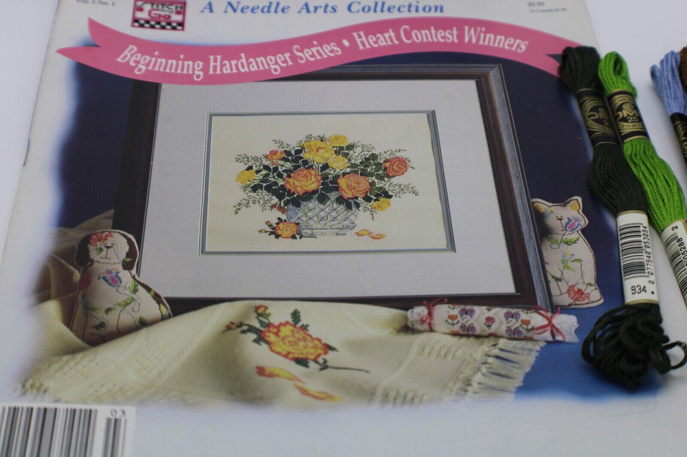 Cross Stitch Patterns With 19 Dmc Floss Skeins