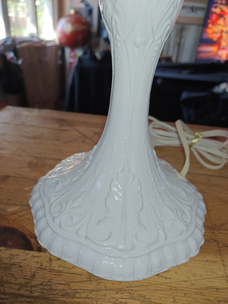 Stunning Lamp W Light Shine Thru Shade